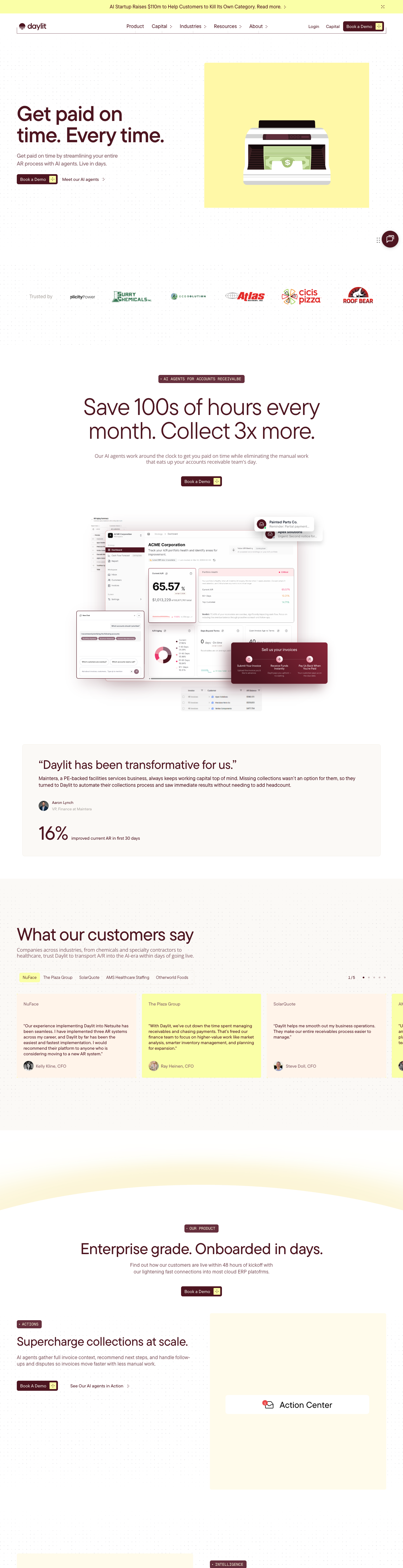 Daylit website preview